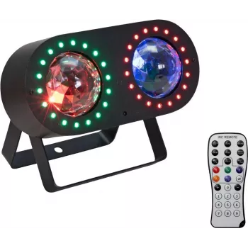 EUROLITE LED-tehostevalo DMF-3 Hybrid Flower Effect 3-in-1 — LED-näyttämö-/juhlavaikutelma
