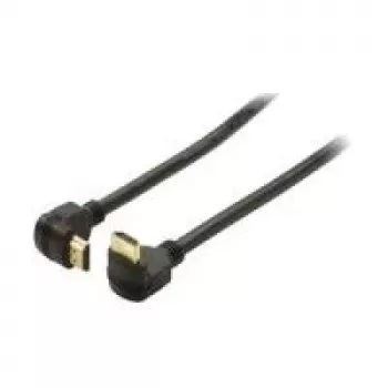 HDMI-kaapeli ShiverPeaks BASIC-S A-tyyppi kulma 3,0 m kullattu