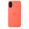 iPhone 16 Plus -silikonikuori MagSafe-yhteensopiva - mandariini