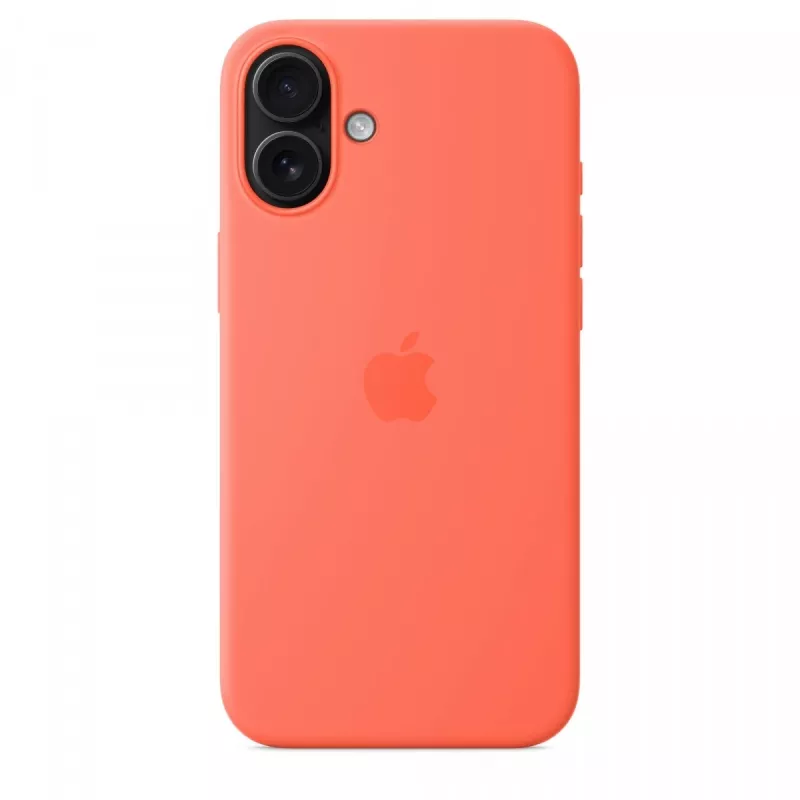 iPhone 16 Plus -silikonikuori MagSafe-yhteensopiva - mandariini