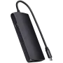 Satechi USB-C-moniporttisovitin ST-P8KED — 6 liitäntää, tukee 8K-resoluutiota