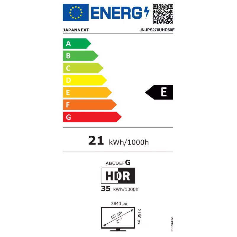 JAPANNEXT JN-IPS270UHD60F 16:9 HDMI/DP UHD - litteä näyttö (TFT/LCD)