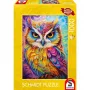 1000 palan palapeli Schmidt Spiele 59782 — Owl in Parrot Dress, palapeli, 1 000 palaa