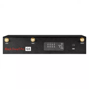 Securepoint Black Dwarf Pro G5 VPN palveluna -laitteistopalomuuri Desktop 2,83 Gbit/s
