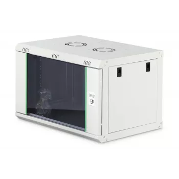 Seinäkiinnitteinen 19 tuuman räkkikotelo DIGITUS Dynamic-N DN-37100, 7U, 600x450 mm (LxS), IP20, vaaleanharmaa, kokoamaton