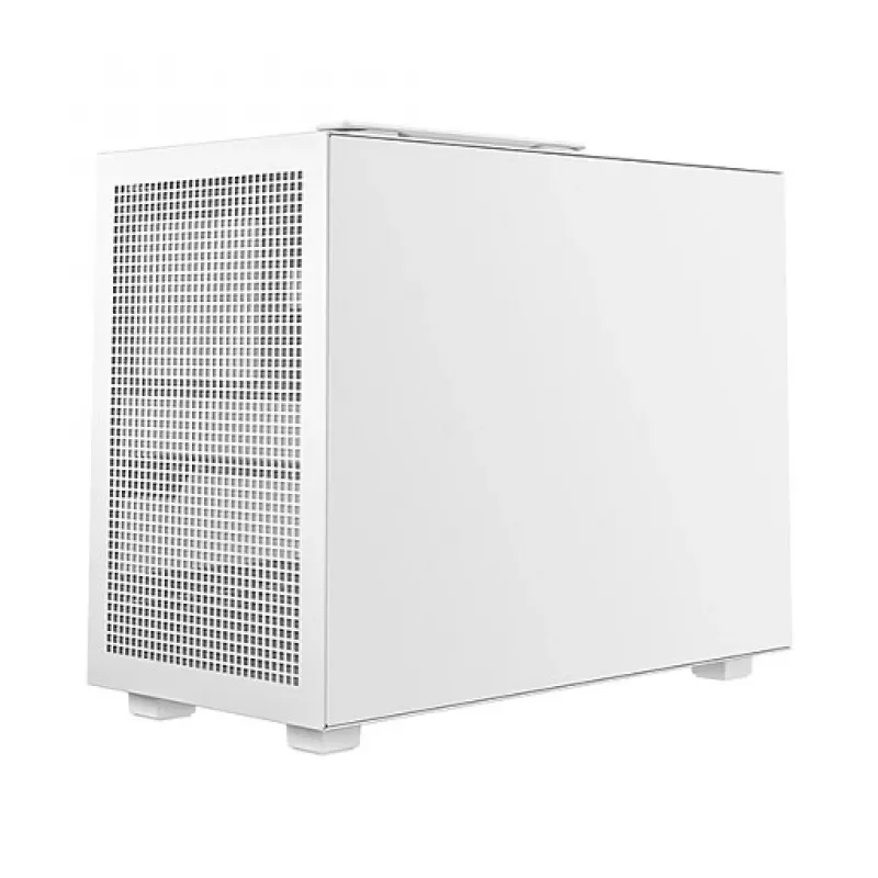 Tietokonekotelo DeepCool CH160 PLUS WH Small Form Factor valkoinen, microATX, karkaistu lasi, USB-C
