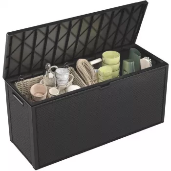 Ulkovarastolaatikko Keter 249722 270 L, säänkestävä, grafiitti, suorakaide 1180×440×580 mm