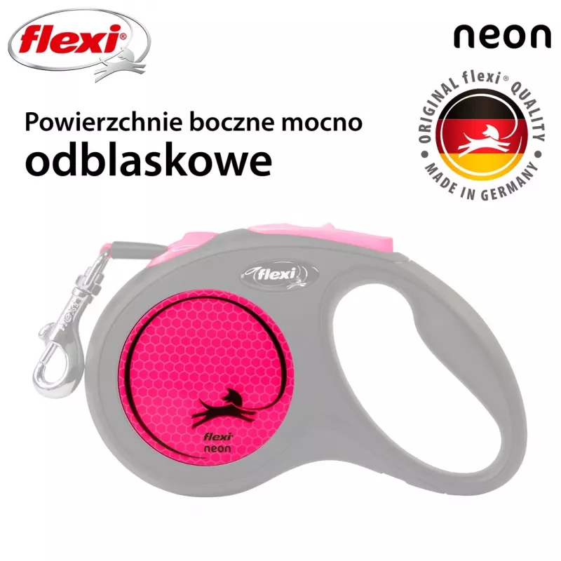 Flexi New Neon S 5 m koiran flexi-hihna