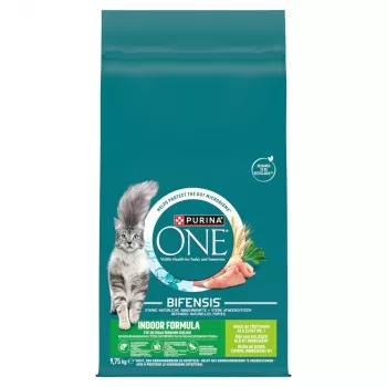 Kuivaruoka kissoille Purina Nestlé PURINA ONE Indoor Formula kalkkuna 9,75 kg, aikuiset sisäkissat, 36 % proteiinia, 13 % rasvaa