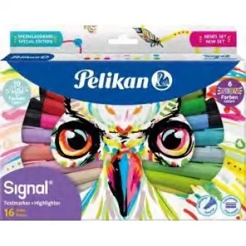 Tussi Pelikan 825078 16 kpl kiilakärki monivärinen