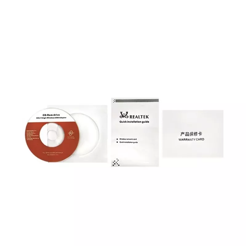 Qoltec - verkkosovitin - USB 2.0 - 802.11b/g/n - valkoinen