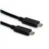 USB-kaapeli ROLINE 11.02.9056 0,5 m USB 3.2 Gen 2 10 Gbit/s USB C musta
