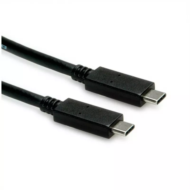 USB-kaapeli ROLINE 11.02.9056 0,5 m USB 3.2 Gen 2 10 Gbit/s USB C musta