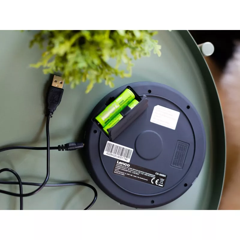 MP3-soitin Lenco CD-300 musta