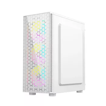 Tietokonekotelo Gaming Fornax 500, valkoinen