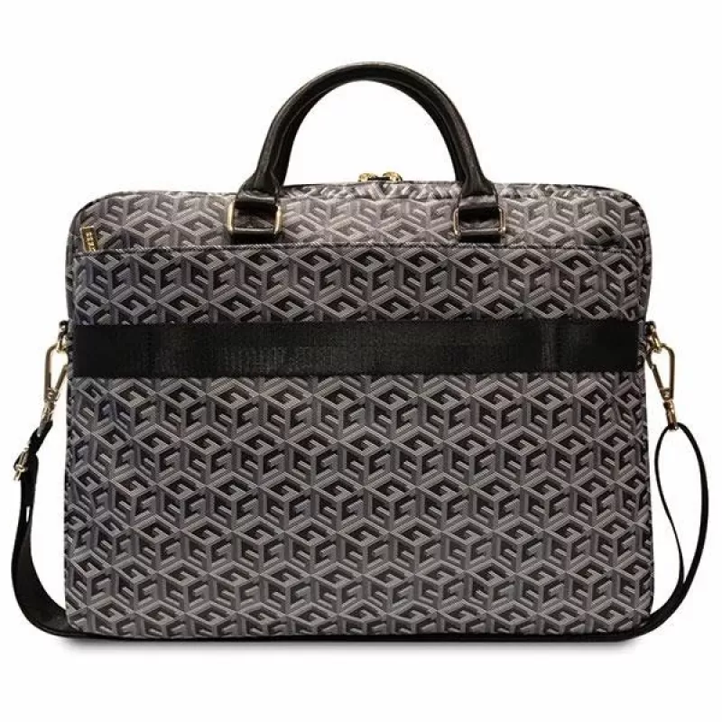 Guess GCube Stripes laukku 16 inch kannettavalle musta - GUCB15HGCFSEK