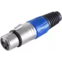 S/CONN maximum connectivity 55022-B XLR-naarasliitin, sininen