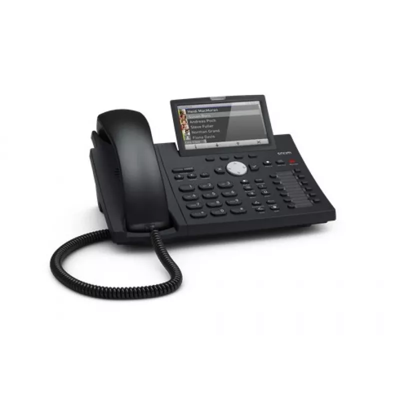 Snom D375 IP-puhelin musta 12 linjaa TFT