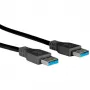 ROLINE USB-kaapeli - USB Type-A (uros) - USB Type-A (uros)