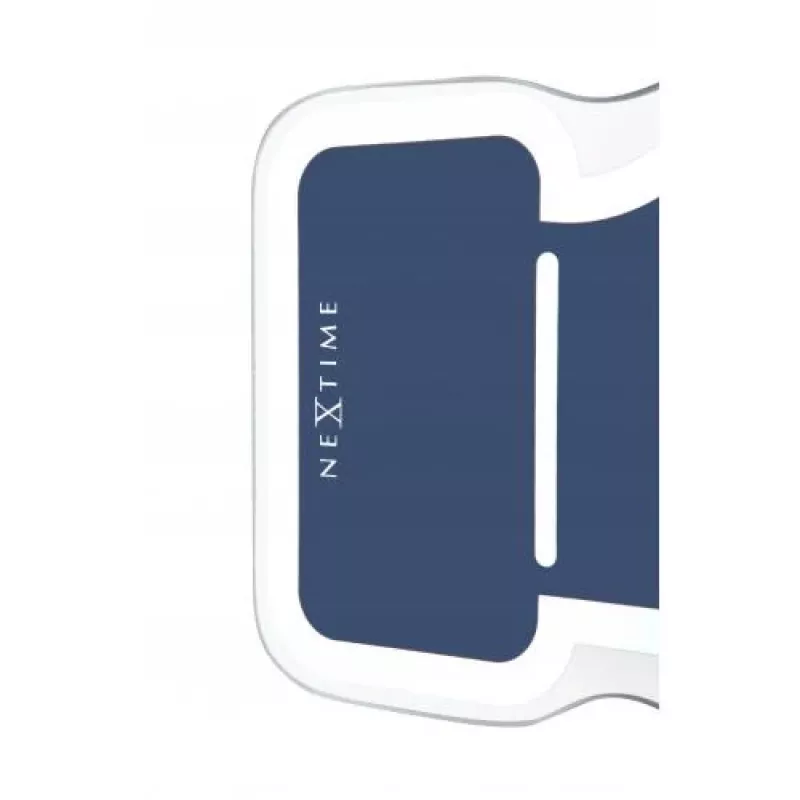 NeXtime kello 5185bl Mini Thumbs Up, 20,5x21, seinäkello, sininen/hopea
