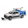 Auto Dodge RAM 2500 Service pyörivällä valolla ja nosturilla BRUDER 02509