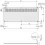 SCHROFF takapaneeli 4U 84HP PERF. - rack-lisävaruste (30849030)