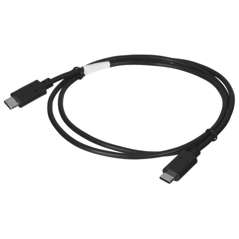 USB 2.0 USB-C-USB-C-kaapeli LANBERG CA-CMCM-10CU-0010-BK 1 m, musta, 480 Mbit/s, kullatut kontaktit
