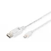 DisplayPort-liitäntäkaapeli Digitus AK-340102-010-W