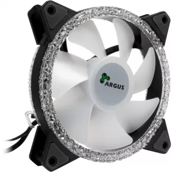 INTER-TECH RS-071 120mm ARGB -kotelotuuletin - musta