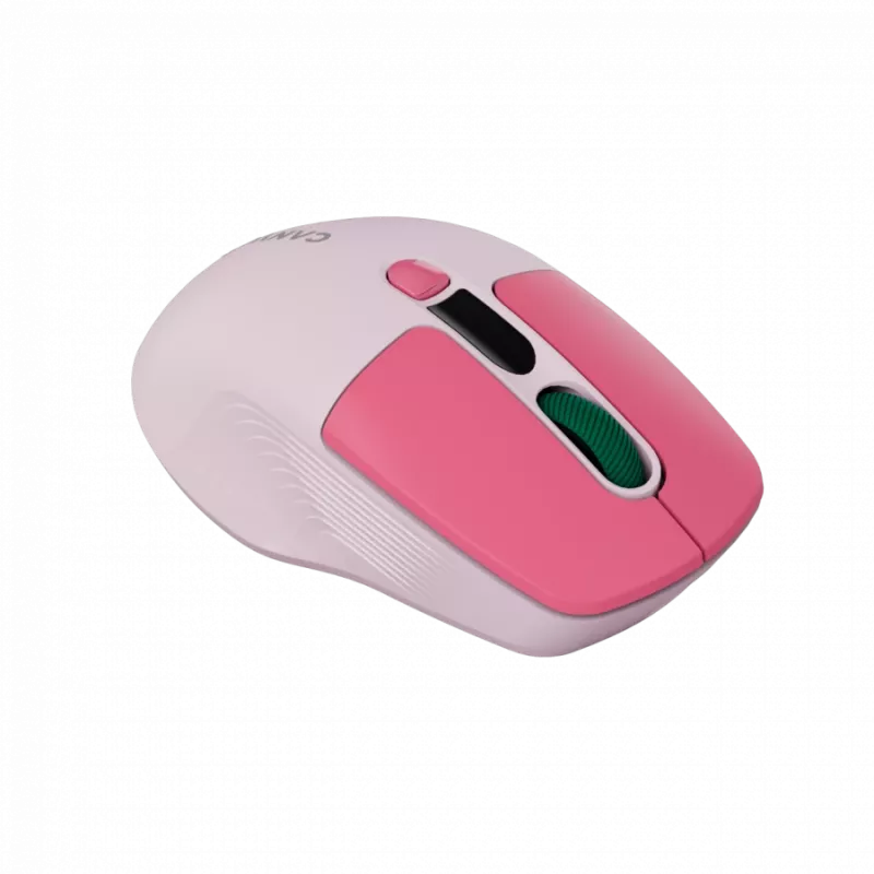 Canyon MW-26 - 2in1 langaton optinen hiiri Bluetooth / 2,4 GHz - hiljainen - pinkki