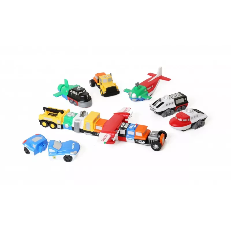 Ajoneuvosetti Popular Playthings Magnetic Mix or Match