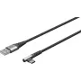 Goobay 64655 USB-kaapeli 0,5 m USB 2.0 USB-C USB-A musta - harmaa (64655)