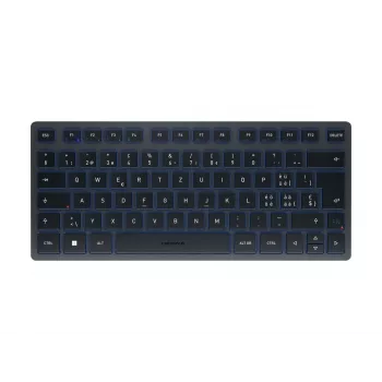 Bluetooth-näppäimistö CHERRY KW 7100 MINI BT QWERTZ sveitsi sininen langaton