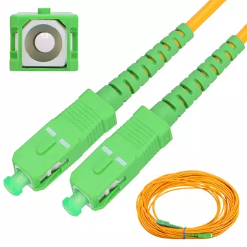 Extralink SC/APC–SC/APC yksimuotokaapeli G.657A 3 mm, 2 m