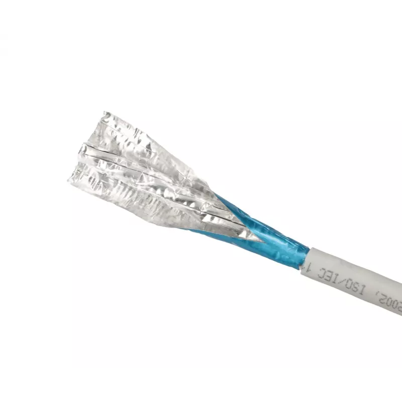 Verkkokaapeli Extralink Twisted Pair CAT6A FTP (F/FTP) V2 sisäkäyttöön 500M harmaa