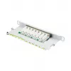 Good Connections Patchpanel 10Cat. 6 8-P. 0,5 HE vaaleanharmaa
