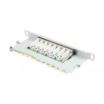 Good Connections Patchpanel 10Cat. 6 8-P. 0,5 HE vaaleanharmaa