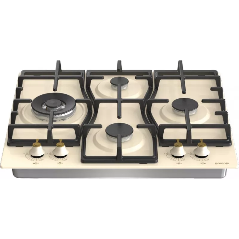 Gorenje GW6D42CLI keittotaso beige kalusteisiin asennettava 60 cm kaasu 4 vyöhykettä