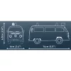 Rakennussarja Cobi Volkswagen T2b paloauto 1:35, punainen
