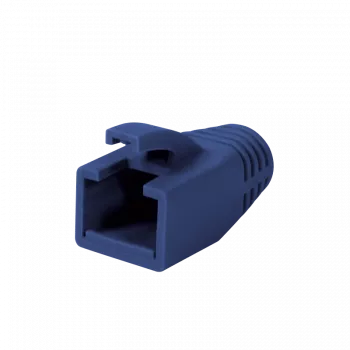 Logilink | RJ45-liittimen vedonpoistoholkki, 8,0 mm (50 kpl) | MP0035B | sininen