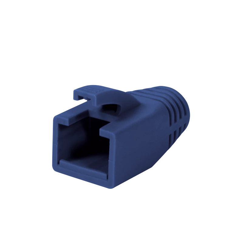 Logilink | RJ45-liittimen vedonpoistoholkki, 8,0 mm (50 kpl) | MP0035B | sininen