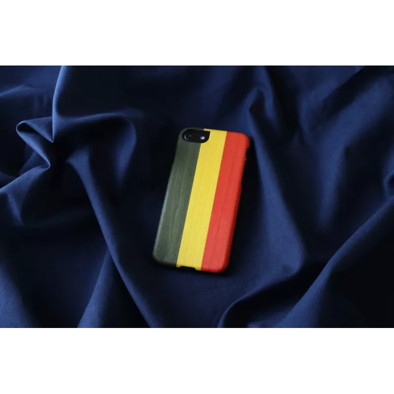 Puhelinkotelo Man and Wood iPhone 7/8 — Reggae musta