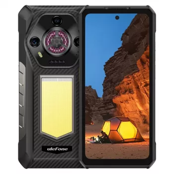 Jykevä älypuhelin UleFone Armor 30 4G Helio-suorittimella, 12 GB RAM, 512 GB tallennustila, musta, energialuokka A