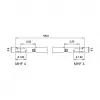 Koaksiaalikaapeli DeLOCK 89642 0,1 m MHF IV/ HSC MXHP32