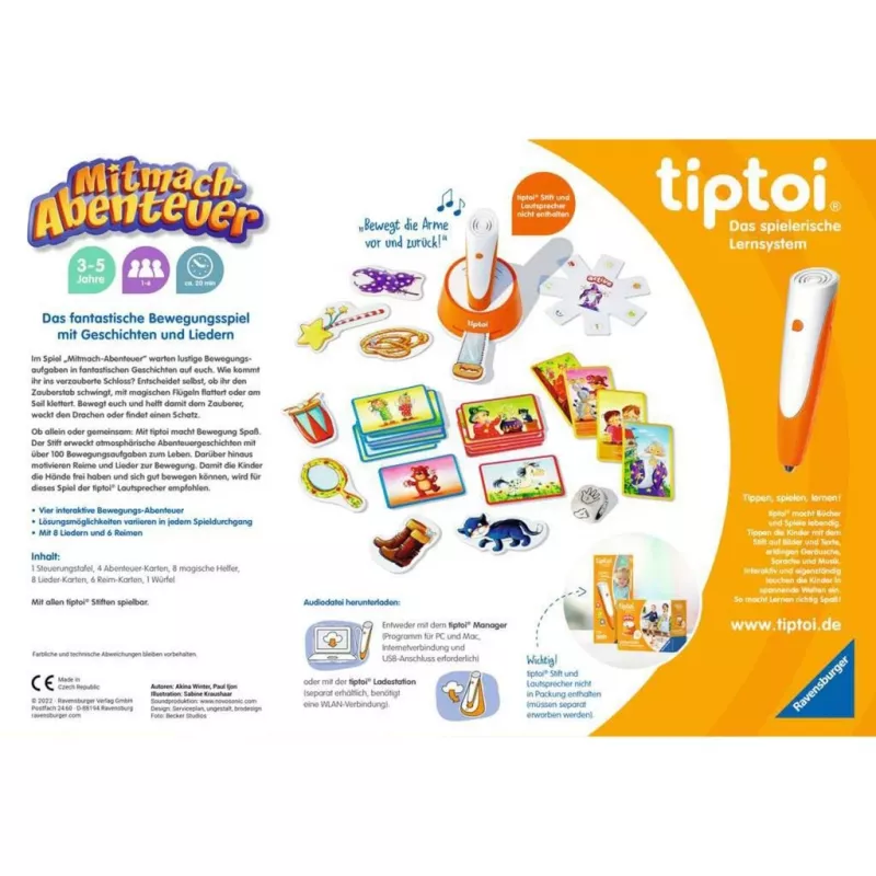 tiptoi ACTIVE interaktives Abenteuer, taitopeli