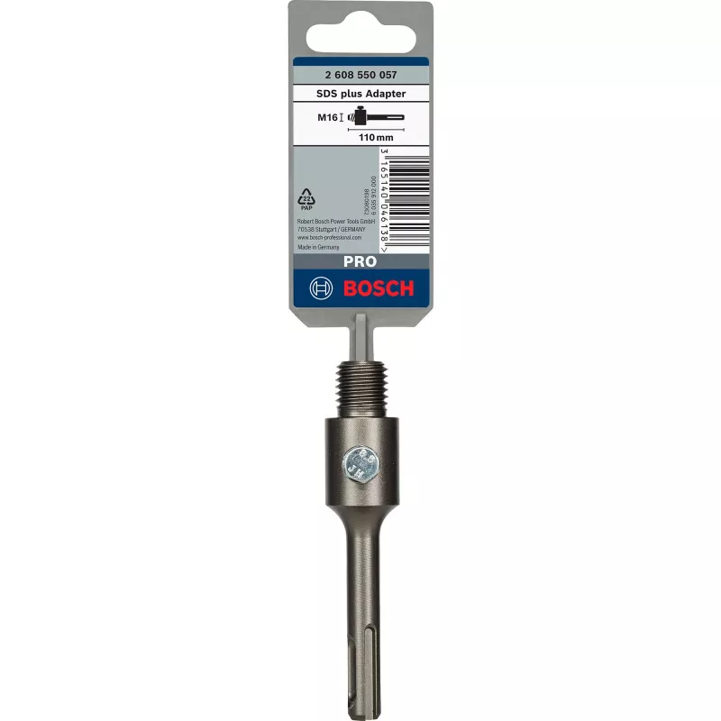 Bosch SDS-plus-varsisovitin M16-kruunuporille, 105 mm