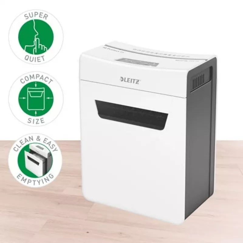 Leitz IQ Protect Premium -silmäpaperi 8X P4, 4 x 40 mm, 14 L, 125 arkkia, 55 dB, kosketus, 8 arkkia