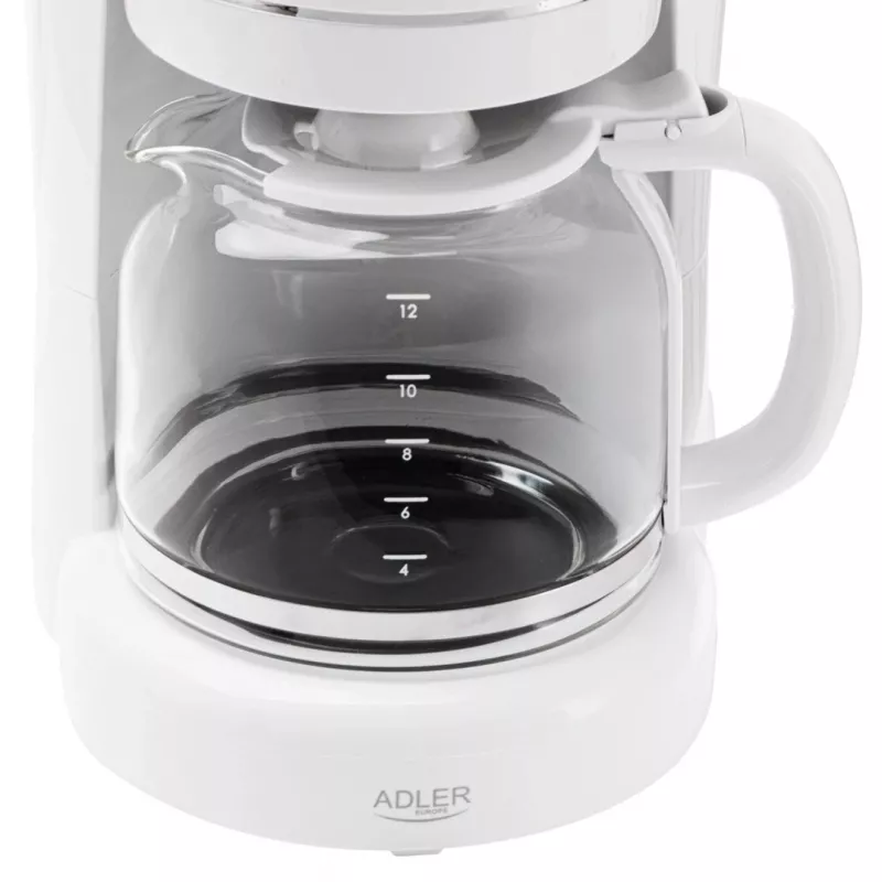 Adler AD 4383w suodatinkahvinkeitin jauhetulle kahville 1,5 L valkoinen