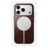 Puhelinkotelo Nomad Traditional Leather Case iPhone 17 Pro, nahka-mikrokuitu, sopii 6,3 inch (16 cm), ruskea