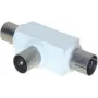 T-liitin ShiverPeaks 83200 2 liittimellä ja 1 tulpalla